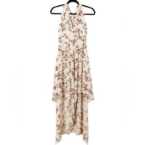 Floral Halter Maxi Dress